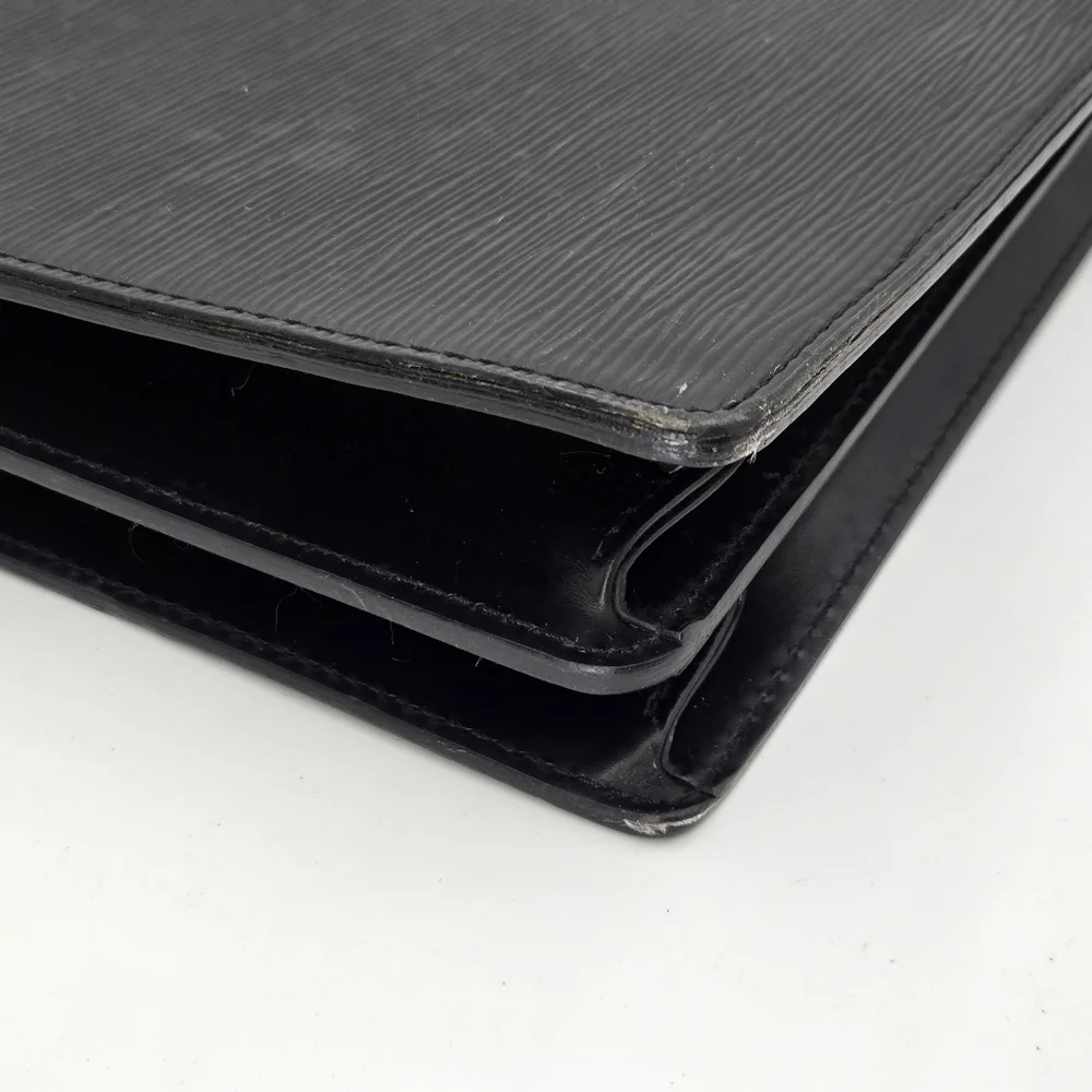 Louis Vuitton Serviette Ambassadeur Briefcase in Black Epi Leather SR1011